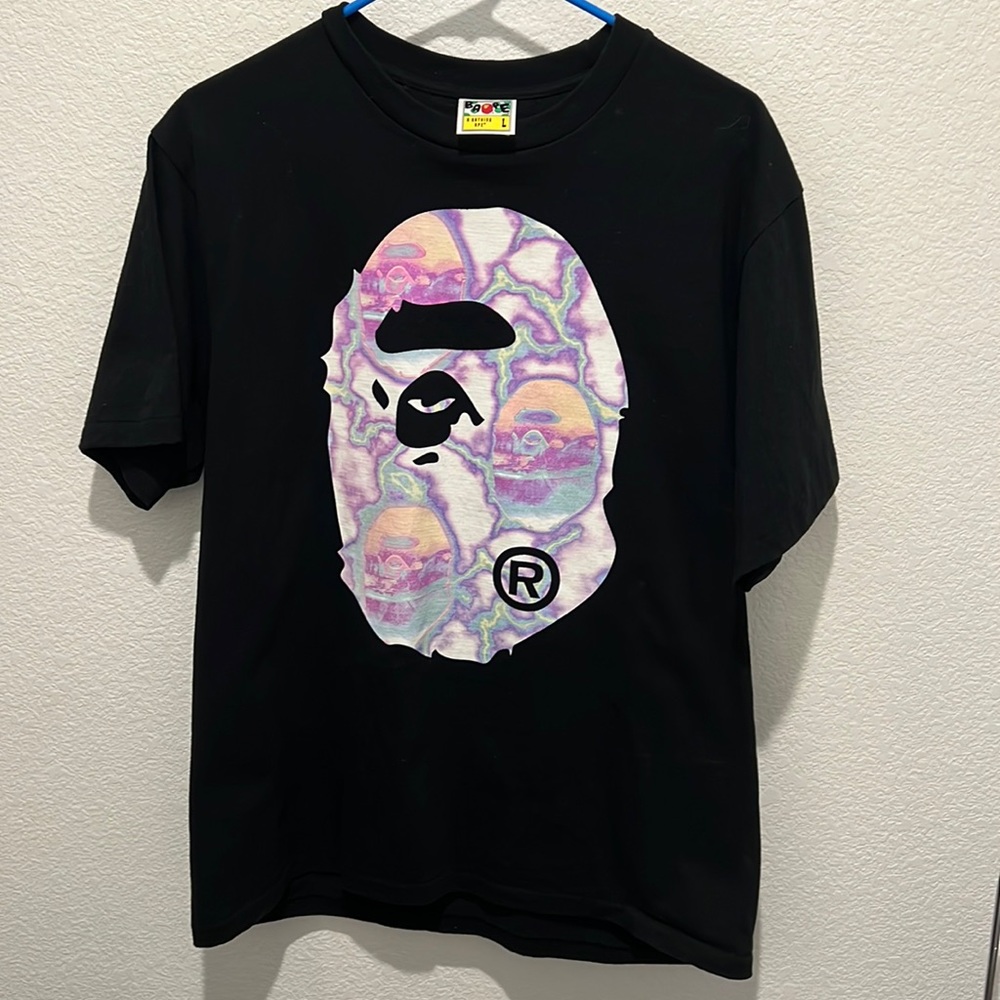 BAPE A bathing ape shirt L